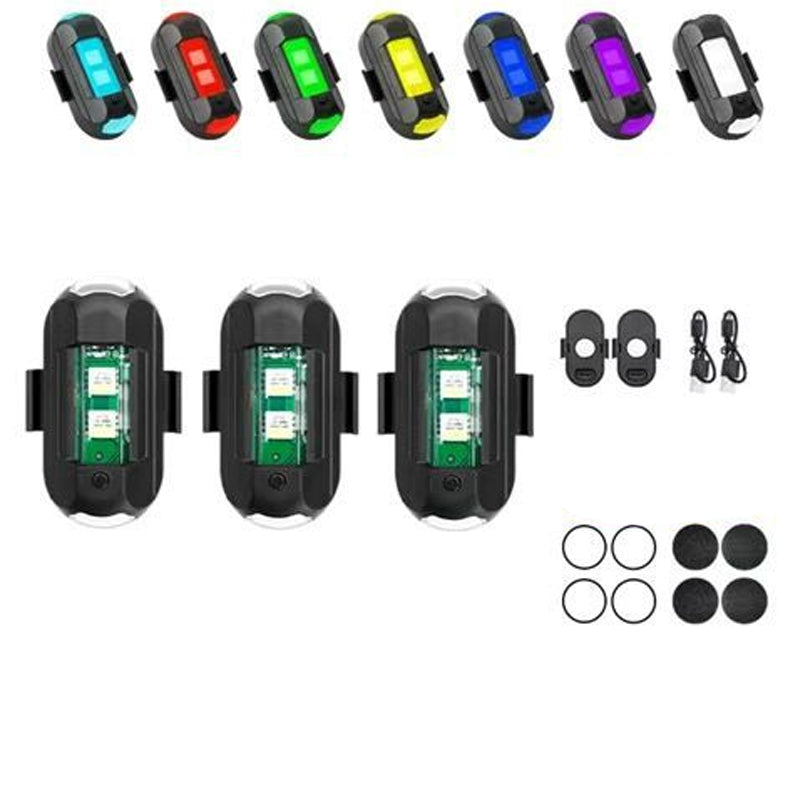 🥳2026 HOT SALE🥳💞50K+ SOLD!🛡️⚡ Your Mobile Smart Safety Shield! Vibration-Sensing Strobe Light, Early Warning 50% OFF🌙🚲