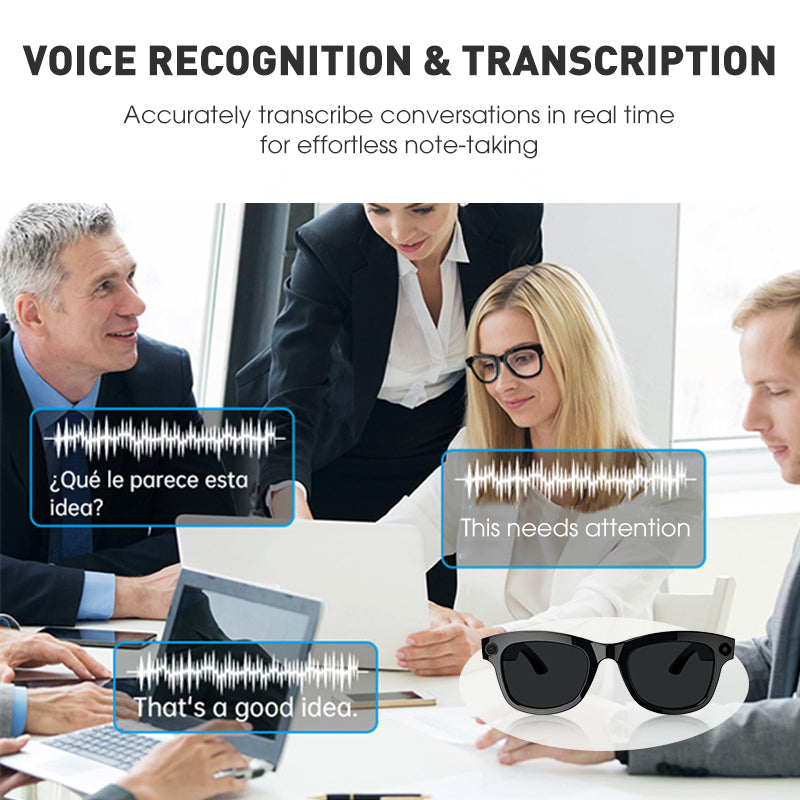 🥳2026 HOT SALE🥳💞50K+ SOLD!👓✨ 50% OFF! AI Smart Glasses with ChatGPT – Real‑time translation in 160+ languages, 8MP camera & 4K video. Bluetooth 5.4, HiFi audio – your personal AI assistant for travel & daily life! 🗣️🌍