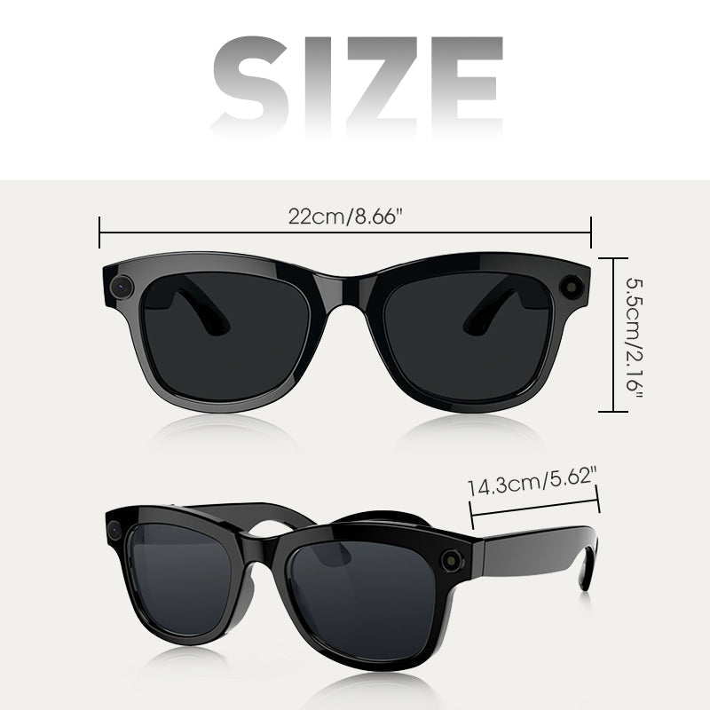 🥳2026 HOT SALE🥳💞50K+ SOLD!👓✨ 50% OFF! AI Smart Glasses with ChatGPT – Real‑time translation in 160+ languages, 8MP camera & 4K video. Bluetooth 5.4, HiFi audio – your personal AI assistant for travel & daily life! 🗣️🌍