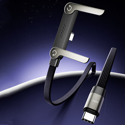 ⏳Time-Limited Special⏰240W Fast Charging Cable with Adjustable Phone Stand