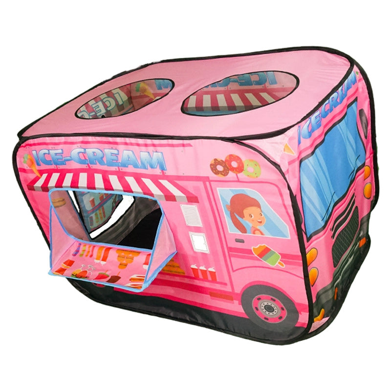 🎪 60% OFF! ✨ POP-UP PLAY TENT - 30-Second Setup & Foldable Design, Colorful Castle Theme for Imaginative Play, Perfect Gift for Kids 2-6 Years 🏰🎁