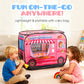 🎪 60% OFF! ✨ POP-UP PLAY TENT - 30-Second Setup & Foldable Design, Colorful Castle Theme for Imaginative Play, Perfect Gift for Kids 2-6 Years 🏰🎁
