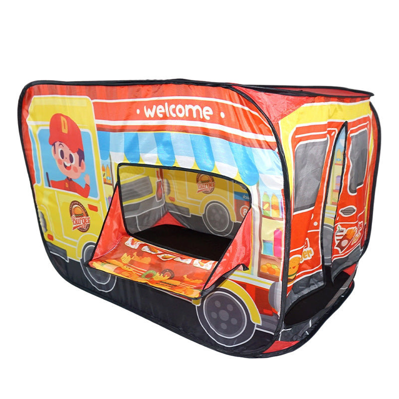 🎪 60% OFF! ✨ POP-UP PLAY TENT - 30-Second Setup & Foldable Design, Colorful Castle Theme for Imaginative Play, Perfect Gift for Kids 2-6 Years 🏰🎁