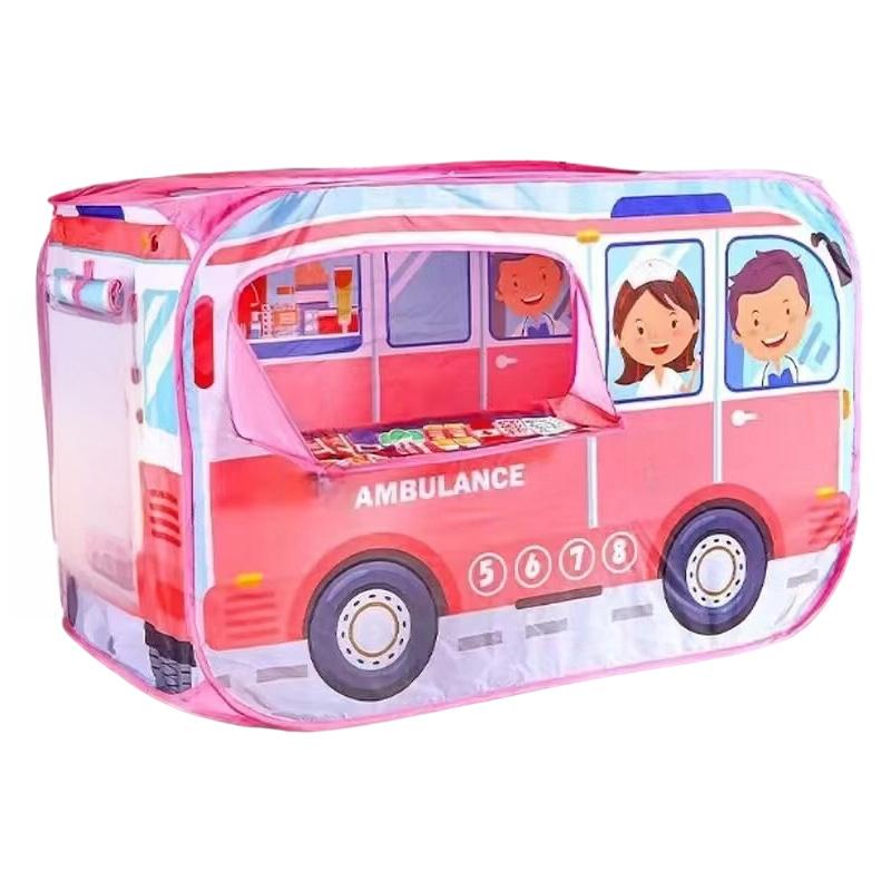 🎪 60% OFF! ✨ POP-UP PLAY TENT - 30-Second Setup & Foldable Design, Colorful Castle Theme for Imaginative Play, Perfect Gift for Kids 2-6 Years 🏰🎁