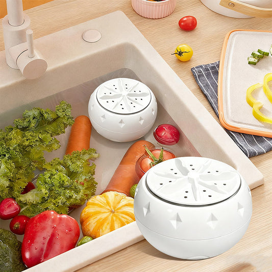 🥳2026 HOT SALE🥳💞50K+ SOLD!Micro-Vortex Fruit & Veggie Washer🌀⚡️ Cleaner Than Hand-Washing! Vortex Tech Removes Pesticides, Keeps Nutrients，A Must-Have for Healthy Families👶🥦