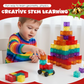 🥳2026 HOT SALE🥳💞50K+ SOLD!🔵🟡 LAST DAY 50% OFF! Magnetic Building Set – Learn geometry & spatial skills. 6‑sided magnets, see‑through colors. A gift that grows brains! 🧠✨