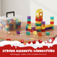 🥳2026 HOT SALE🥳💞50K+ SOLD!🔵🟡 LAST DAY 50% OFF! Magnetic Building Set – Learn geometry & spatial skills. 6‑sided magnets, see‑through colors. A gift that grows brains! 🧠✨