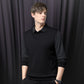 Men's Lapel Faux Two-Piece Knitted Shirt【FREE SHIPPING】