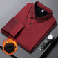 Men's Lapel Faux Two-Piece Knitted Shirt【FREE SHIPPING】