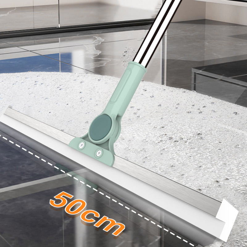 🥳2026 HOT SALE🥳💞50K+ SOLD!🐾🧼 LAST DAY 50% OFF! Multi‑Surface Silicone Squeegee – Removes pet hair, sand & spills. 180° rotating head, adjustable long handle. No tangled bristles! 🧽💪