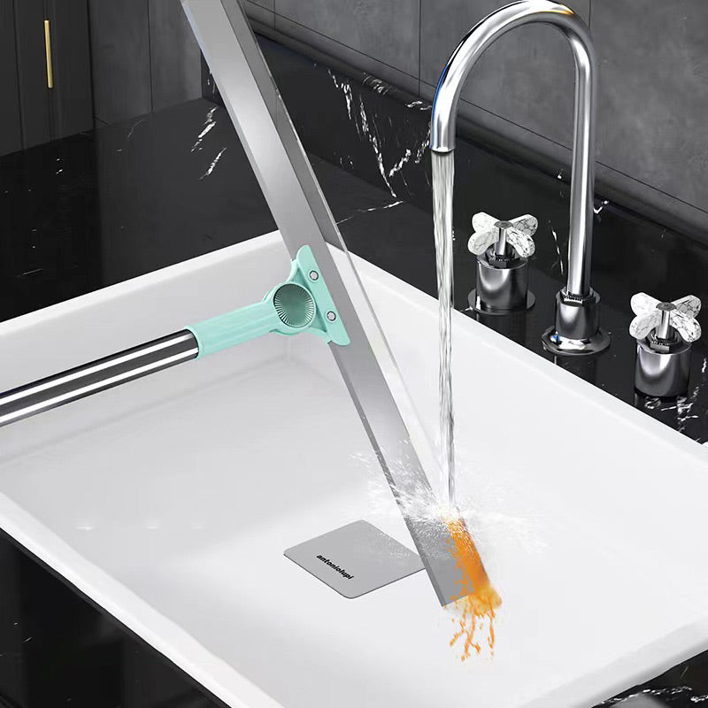 🥳2026 HOT SALE🥳💞50K+ SOLD!🐾🧼 LAST DAY 50% OFF! Multi‑Surface Silicone Squeegee – Removes pet hair, sand & spills. 180° rotating head, adjustable long handle. No tangled bristles! 🧽💪