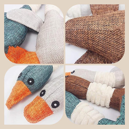 Animal Sounding Plush Chew Toy