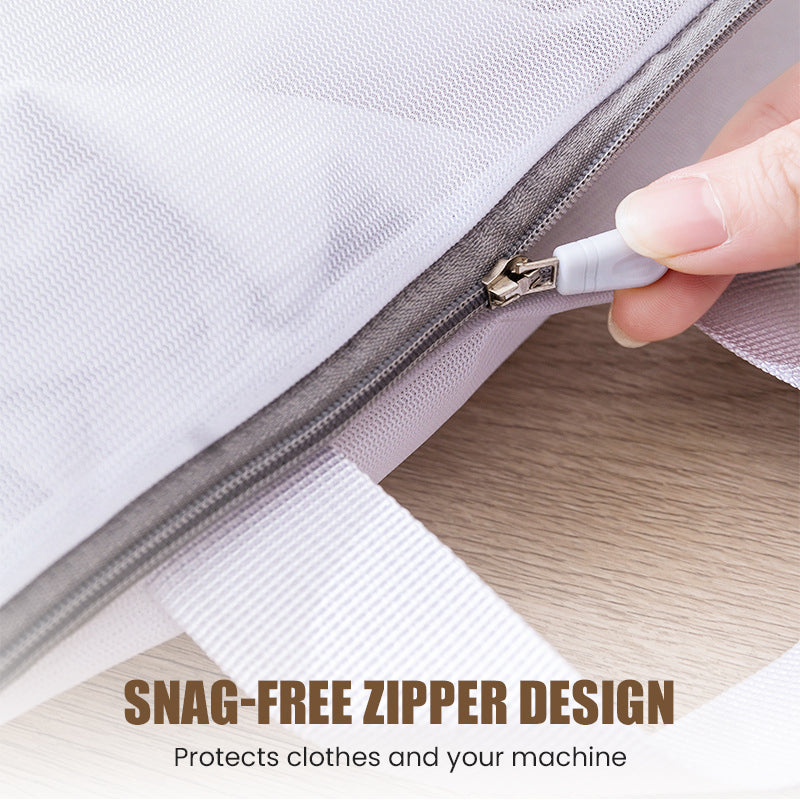 🥳2026 HOT SALE🥳💞50K+ SOLD! 🧺✨ 50% OFF! Portable Mesh Laundry Bags with Handle – durable mesh, snag-free zipper, 3D shape for better clean. Protects delicates & extends garment life! 🛡️💚
