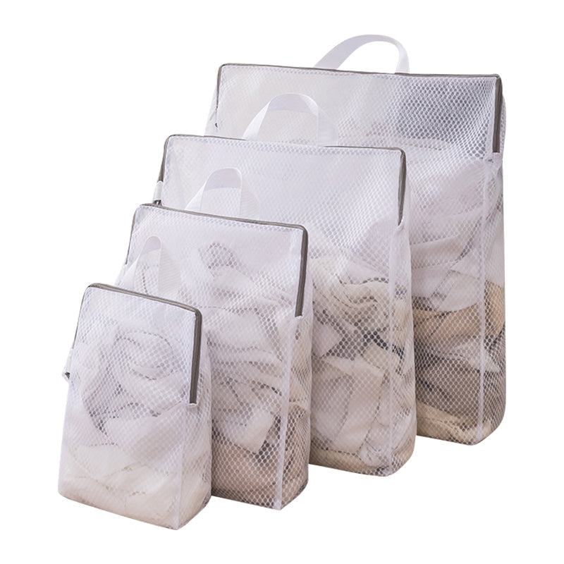 🥳2026 HOT SALE🥳💞50K+ SOLD! 🧺✨ 50% OFF! Portable Mesh Laundry Bags with Handle – durable mesh, snag-free zipper, 3D shape for better clean. Protects delicates & extends garment life! 🛡️💚