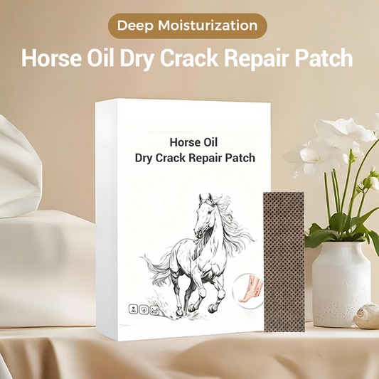 ⏰ Horse Oil Hand & Feet Repair Patch | Christmas SALE 50% OFF | Intensive Hydration for Dry Cracked Skin, Long-Lasting Relief | Perfect Winter Care Gift Set 🎄✨