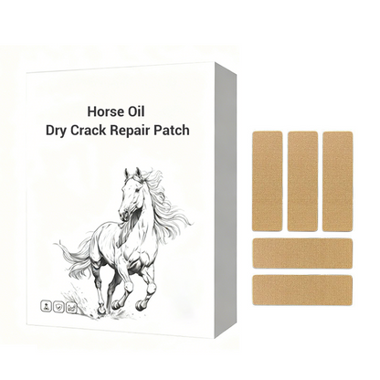 ⏰ Horse Oil Hand & Feet Repair Patch | Christmas SALE 50% OFF | Intensive Hydration for Dry Cracked Skin, Long-Lasting Relief | Perfect Winter Care Gift Set 🎄✨