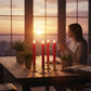 🥳2026 HOT SALE🥳💞50K+ SOLD! 🕯️✨ 50% OFF! Remote Control LED Taper Candle – realistic flickering flame, flameless & safe, remote included. Perfect for cosy dinners & decor! 🏠💚
