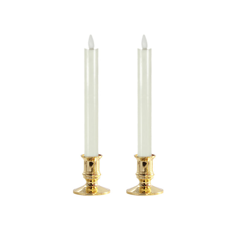🥳2026 HOT SALE🥳💞50K+ SOLD! 🕯️✨ 50% OFF! Remote Control LED Taper Candle – realistic flickering flame, flameless & safe, remote included. Perfect for cosy dinners & decor! 🏠💚