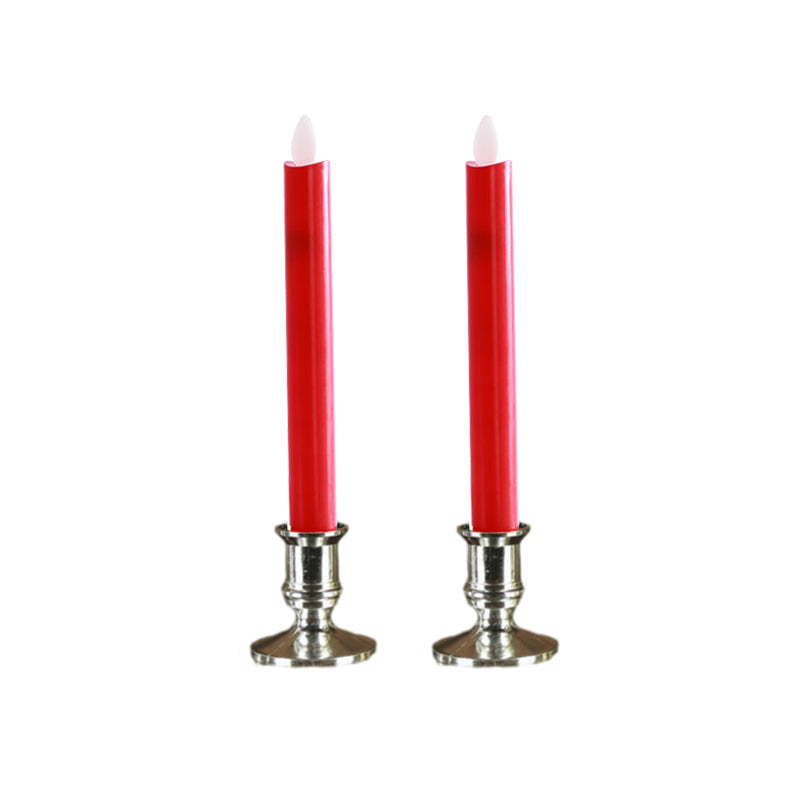 🥳2026 HOT SALE🥳💞50K+ SOLD! 🕯️✨ 50% OFF! Remote Control LED Taper Candle – realistic flickering flame, flameless & safe, remote included. Perfect for cosy dinners & decor! 🏠💚