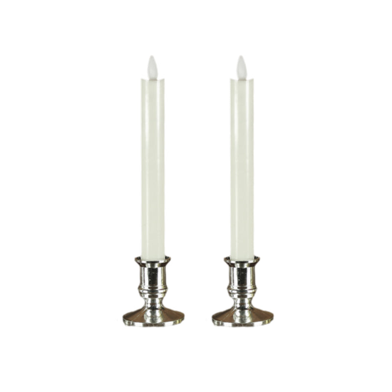 🥳2026 HOT SALE🥳💞50K+ SOLD! 🕯️✨ 50% OFF! Remote Control LED Taper Candle – realistic flickering flame, flameless & safe, remote included. Perfect for cosy dinners & decor! 🏠💚