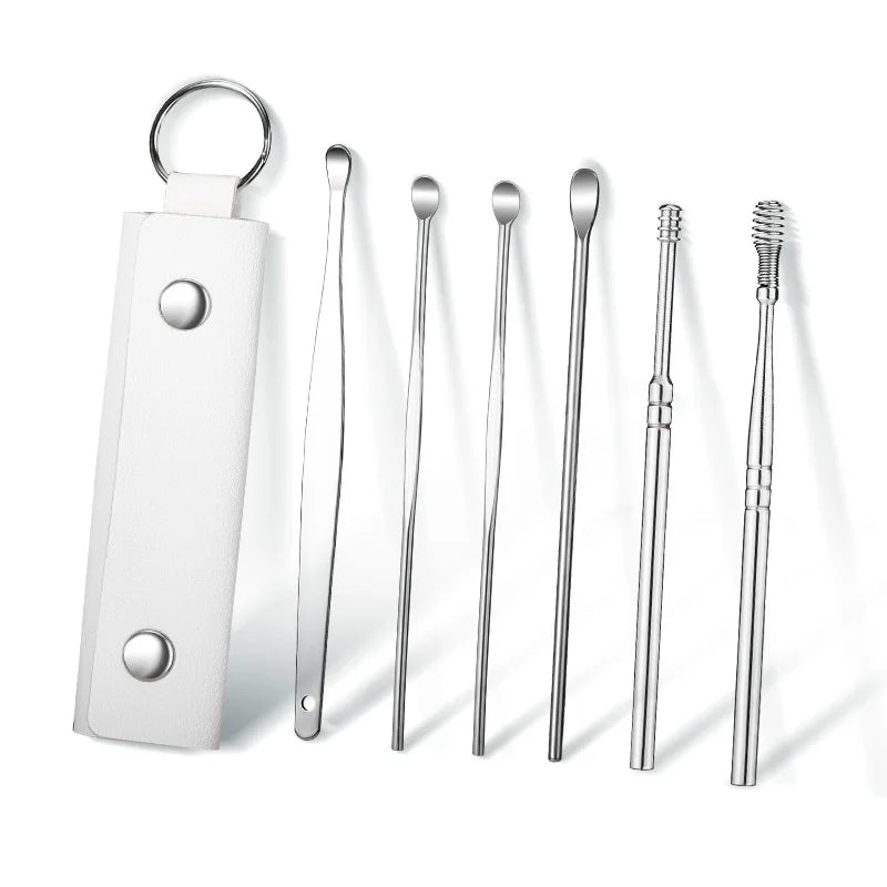 Portable Screw Earpick 6-piece Set