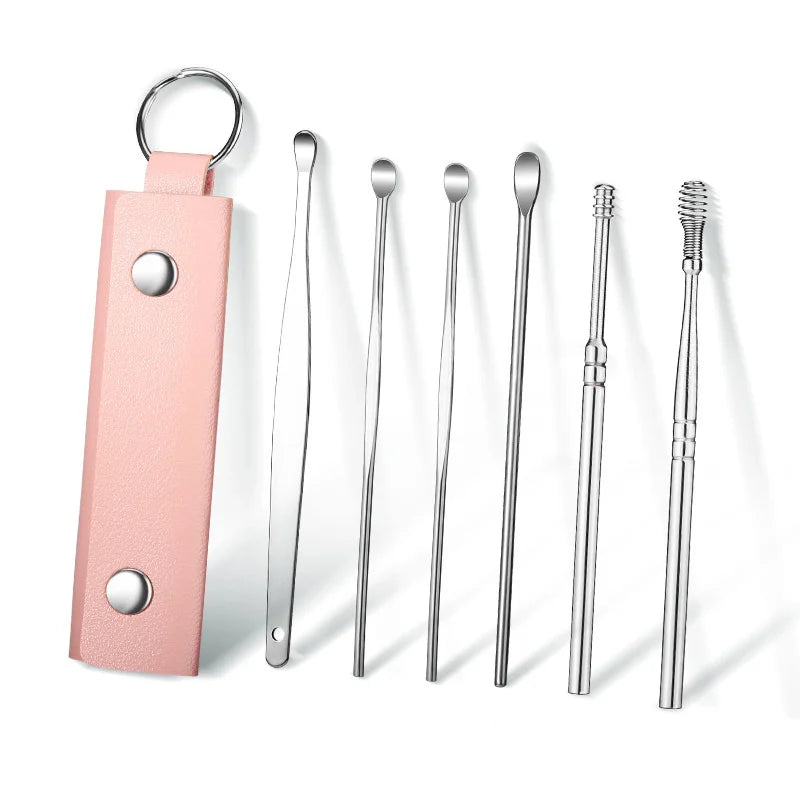 Portable Screw Earpick 6-piece Set