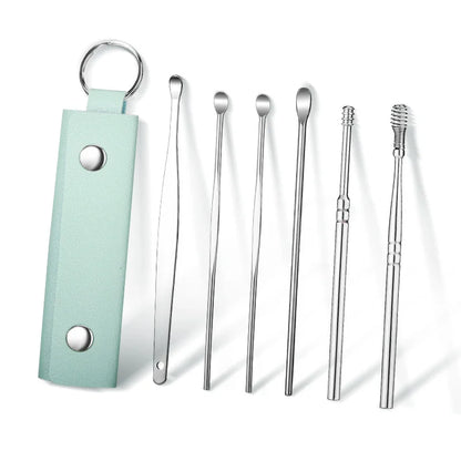 Portable Screw Earpick 6-piece Set