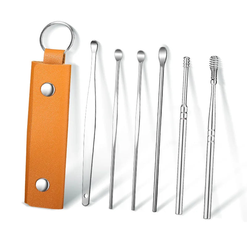 Portable Screw Earpick 6-piece Set