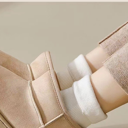 Women's Thickened Warm Solid Color Mid-Calf Socks
