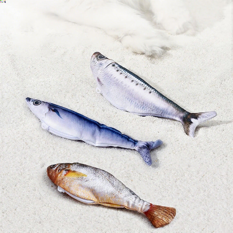 🎄Christmas Pre-Sale – 50% OFF! 🐟 Your cat will love this jumping fish!