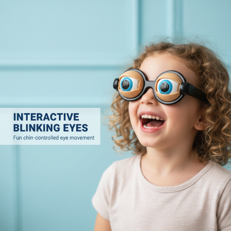 🔥CHRISTMAS SALE 50% OFF!!🏆Flash Sale💥Funny Glasses with Winking Eye Mechanism🥸