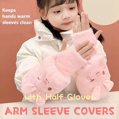 Arm Sleeve Covers with Half Gloves