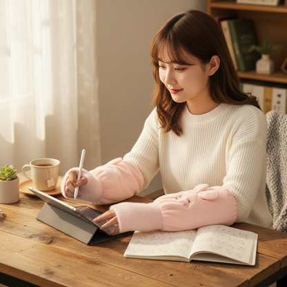 Arm Sleeve Covers with Half Gloves