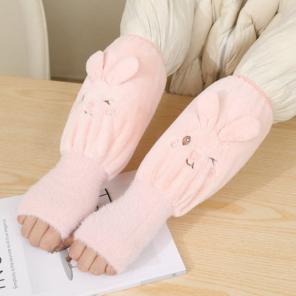 Arm Sleeve Covers with Half Gloves