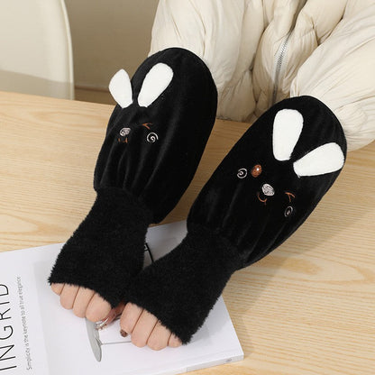 Arm Sleeve Covers with Half Gloves