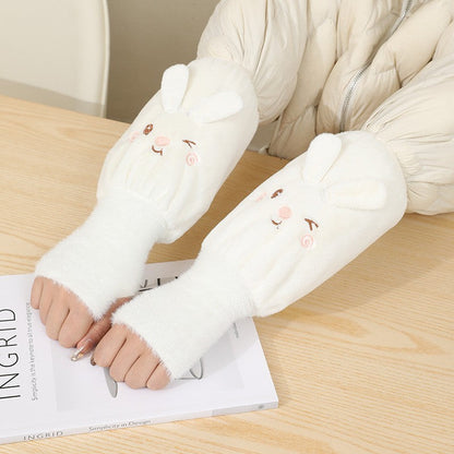 Arm Sleeve Covers with Half Gloves