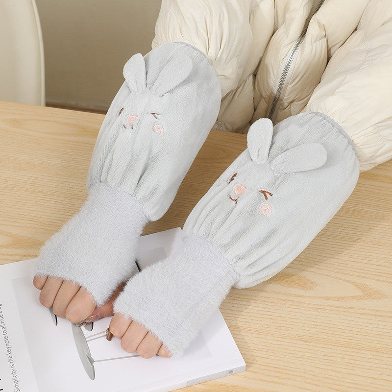 Arm Sleeve Covers with Half Gloves