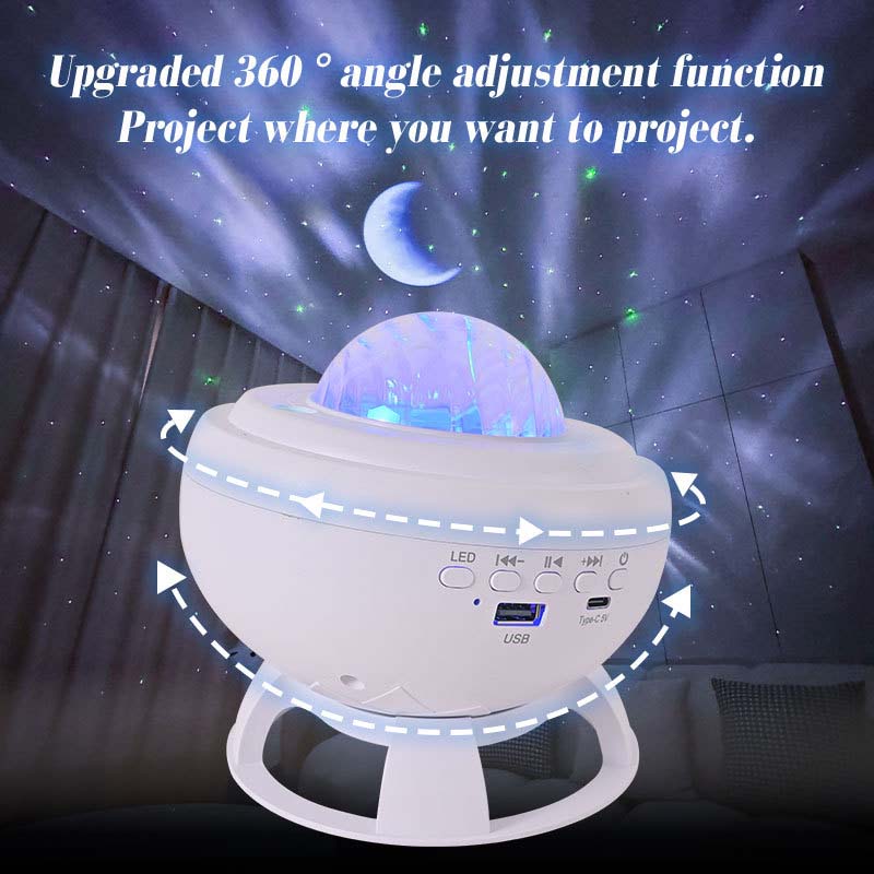 🥳2026 HOT SALE🥳💞50K+ SOLD!🌌🔊 50% OFF! Starry Sky Projection Speaker – Soothing lights & sound. Easy remote, long battery. A peaceful bedtime companion. 😴💤