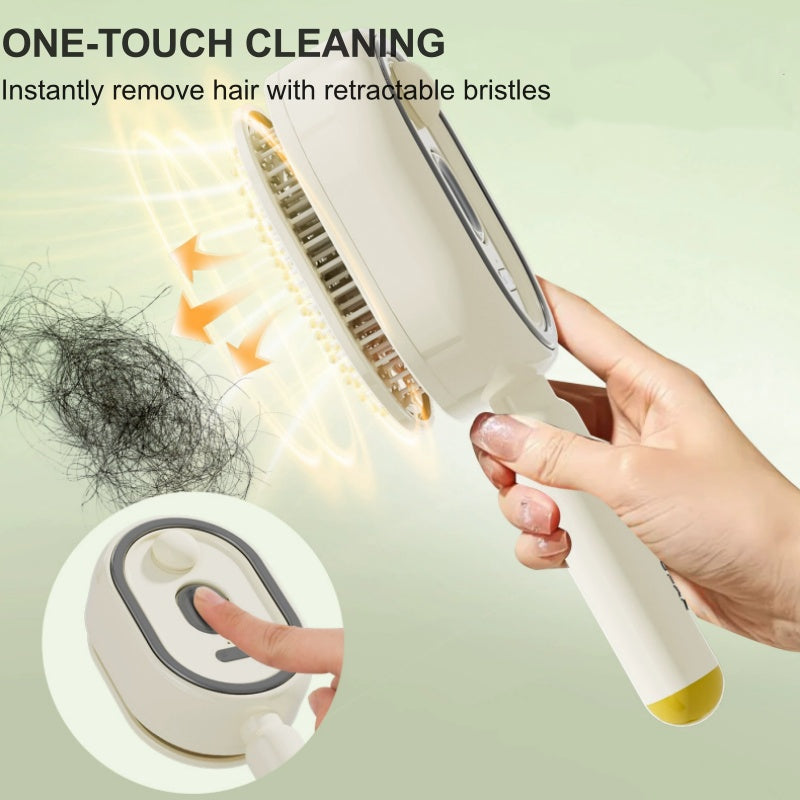 🥳2026 HOT SALE🥳💞50K+ SOLD!💆‍♀️🔘50% OFF! Electric Hairbrush with Spray & Massage – Gentle detangling, nourishing mist. Soft bristles, one‑key clean. ✨🪮