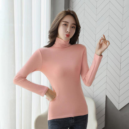 Women’s Turtleneck Thickened Warm Bottom Shirt