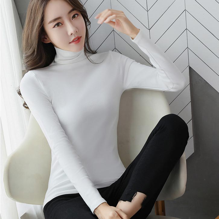 Women’s Turtleneck Thickened Warm Bottom Shirt