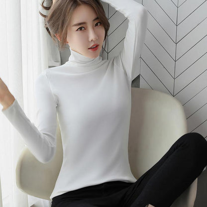 Women’s Turtleneck Thickened Warm Bottom Shirt