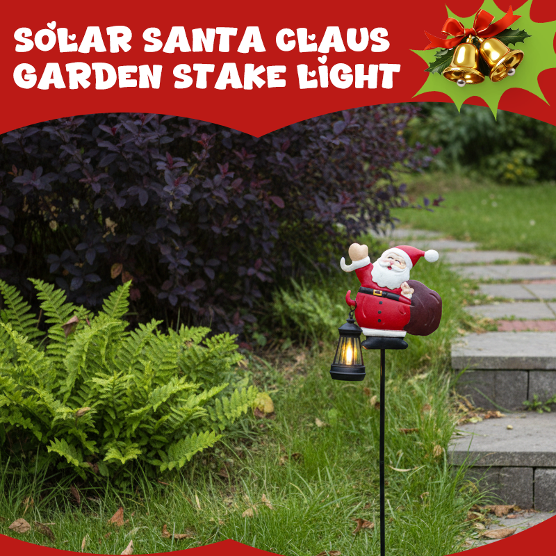 Solar Santa Claus Garden Stake Light
