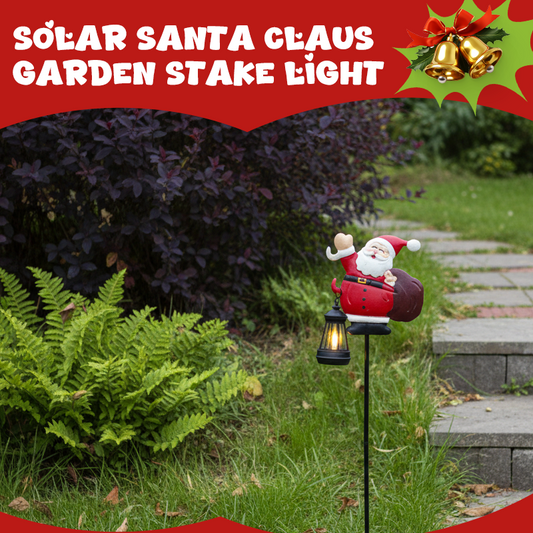 Solar Santa Claus Garden Stake Light