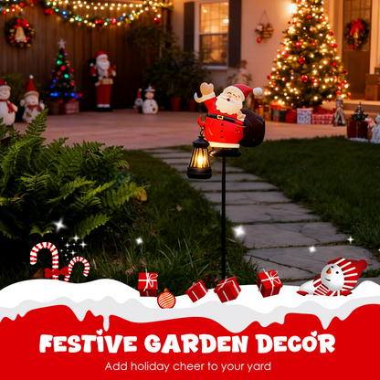 Solar Santa Claus Garden Stake Light