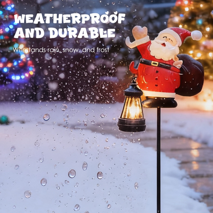 Solar Santa Claus Garden Stake Light