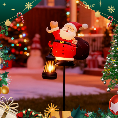 Solar Santa Claus Garden Stake Light