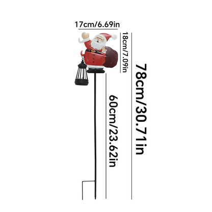 Solar Santa Claus Garden Stake Light