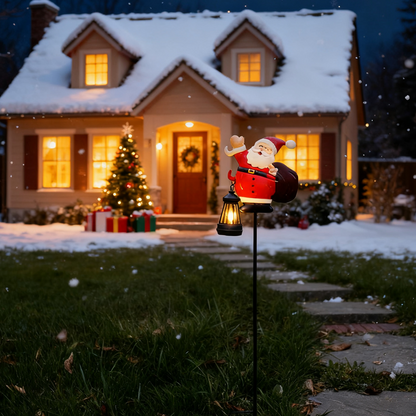 Solar Santa Claus Garden Stake Light