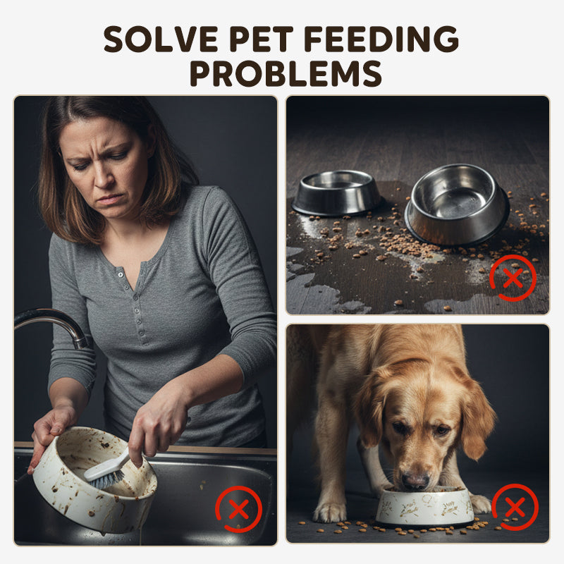 😻📢Last Day 50% OFF & Free Shipping 🐶🌟Adjustable Trophy-Shaped Pet Feeder